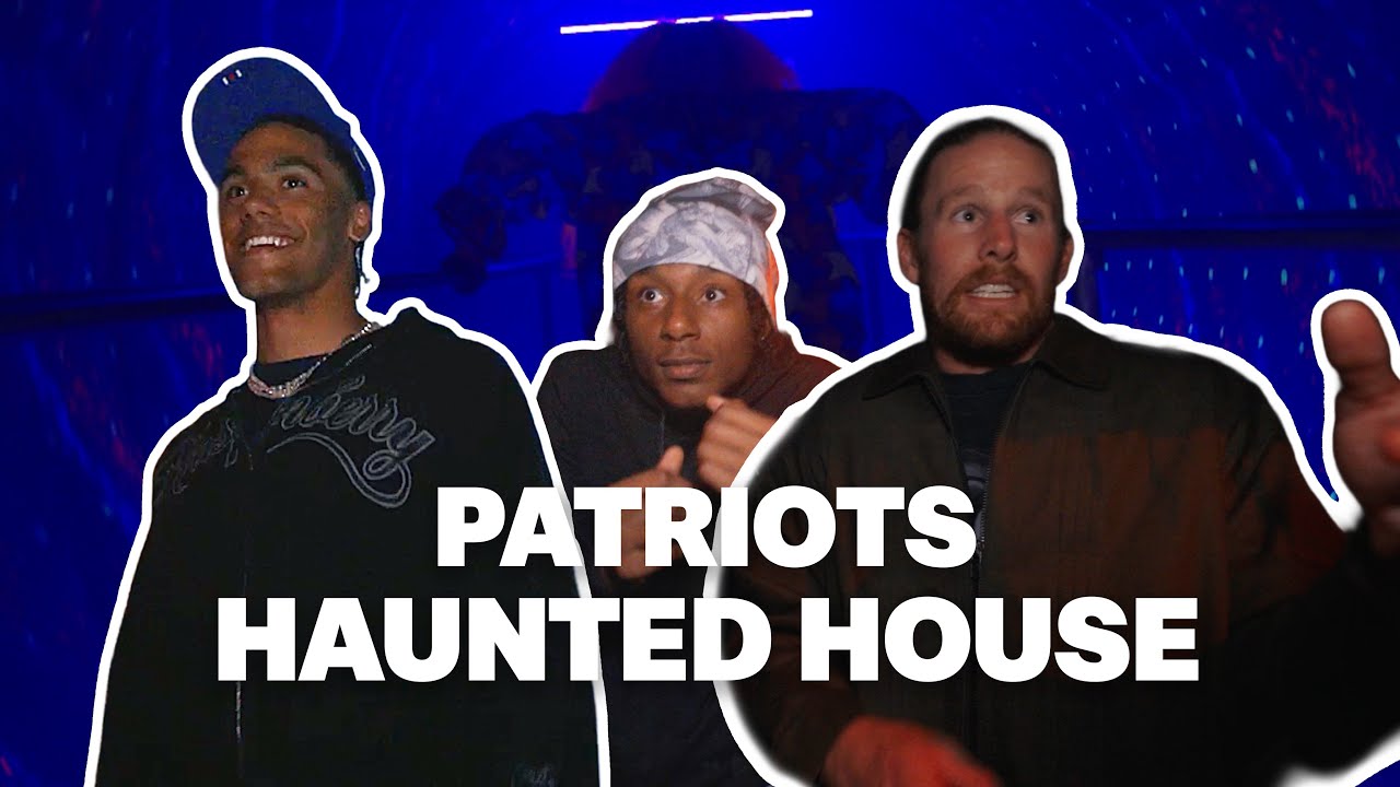 Christian Gonzalez, Marcus Jones & Patriots Defense Take on a Haunted House | New England Patriots