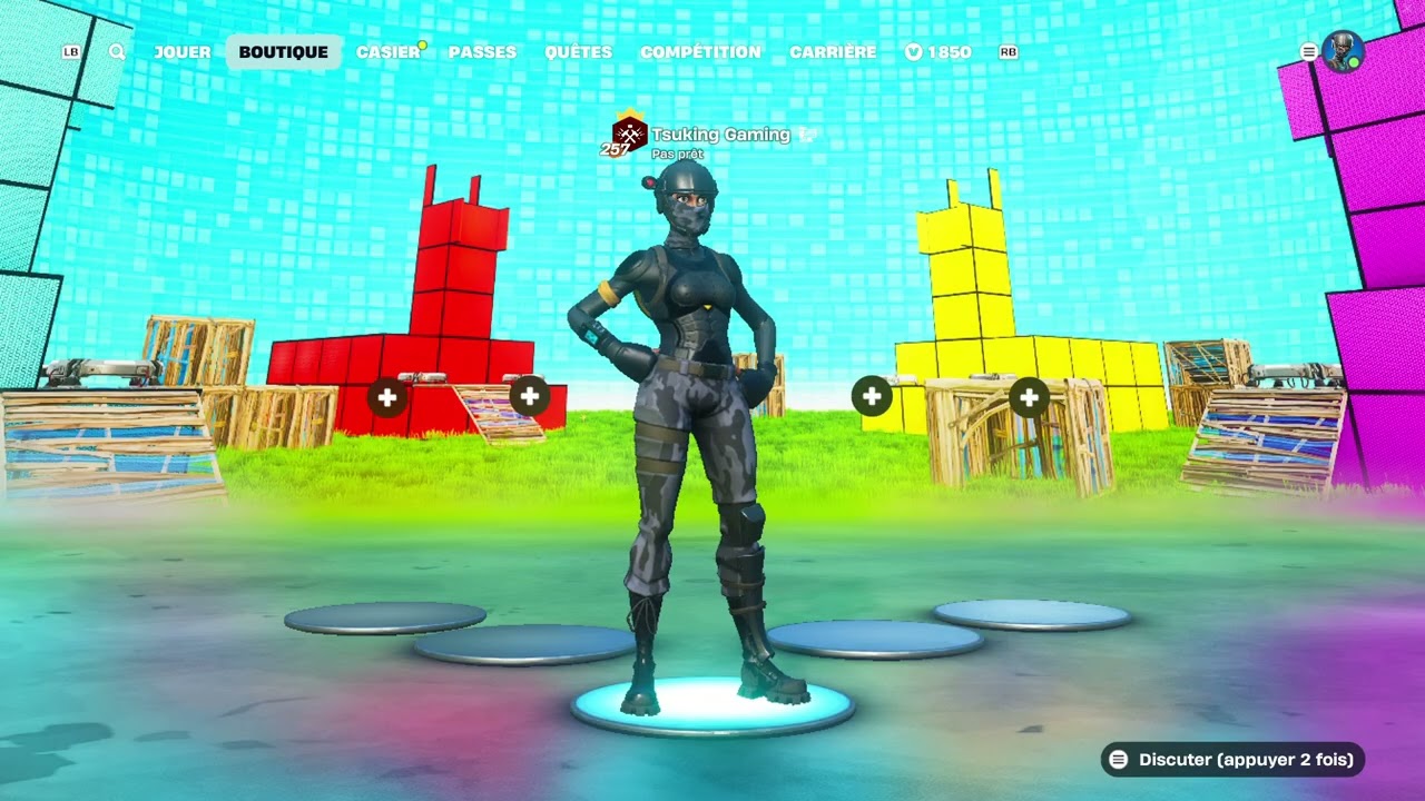 Fortnite ouverture de cadeau fortnite +1game de blitz rapide