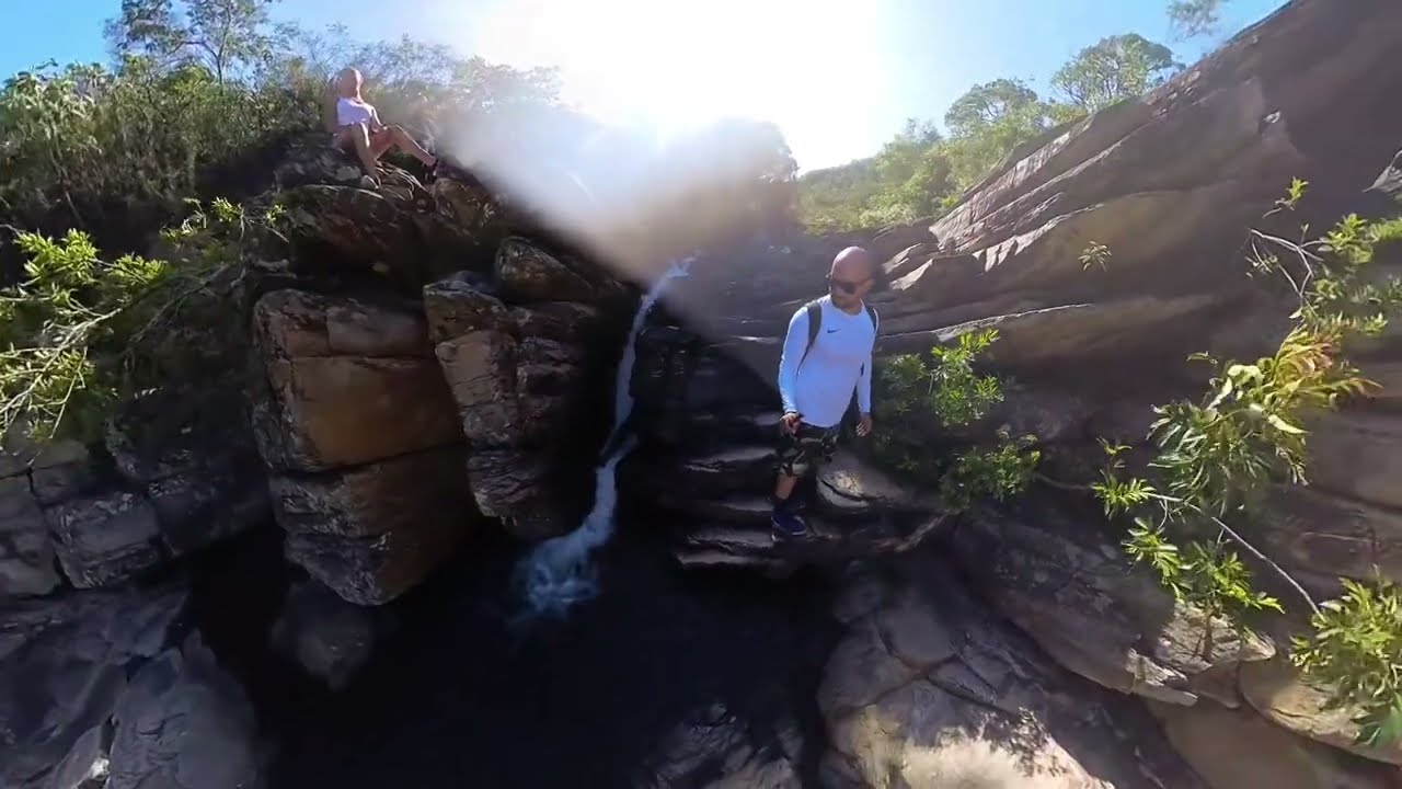Explorando os po&ccedil;os escondidos ACIMA da V&eacute;u da Noiva 💦 |Trilha dos escravos Serra do Cip&oacute;(Parte 1)