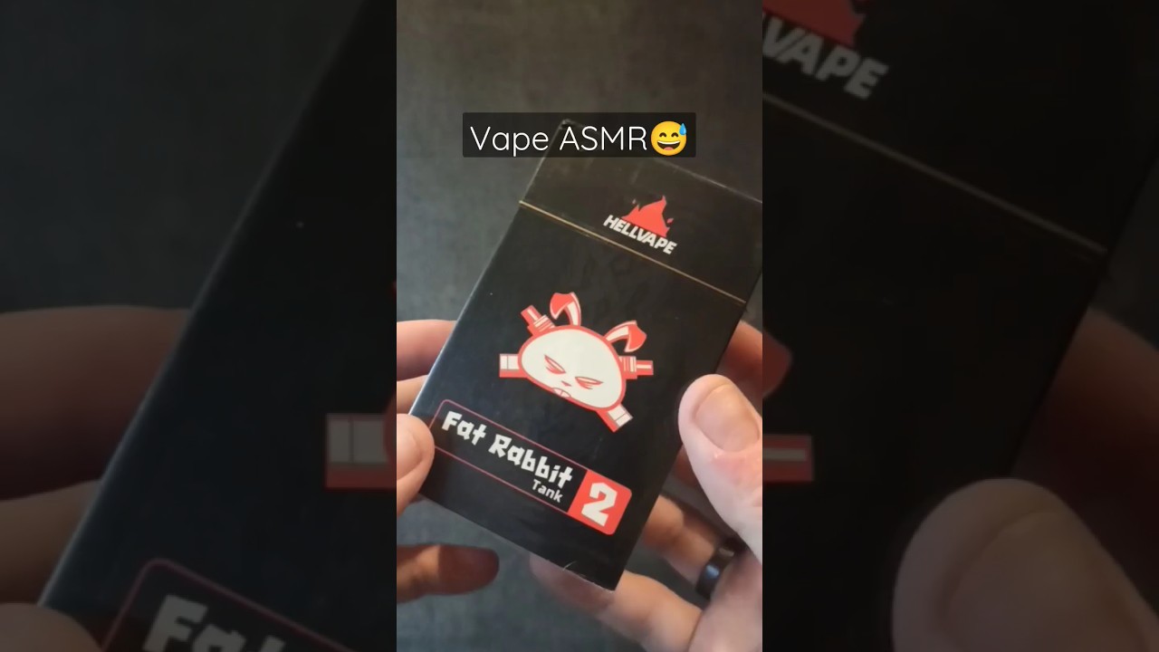 fat rabbit 2 vape ASMR #vape #vaping #disposableecig #одноразки #hellvape #deadrabbit #fatrabbit2