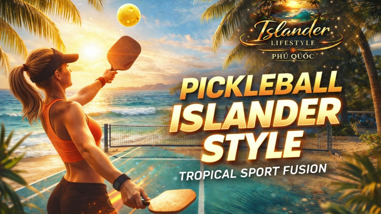 ISLANDER PICKLEBALL | Tropical Island Energy  #phuquoc #pickleball #PickleballPhuQuoc