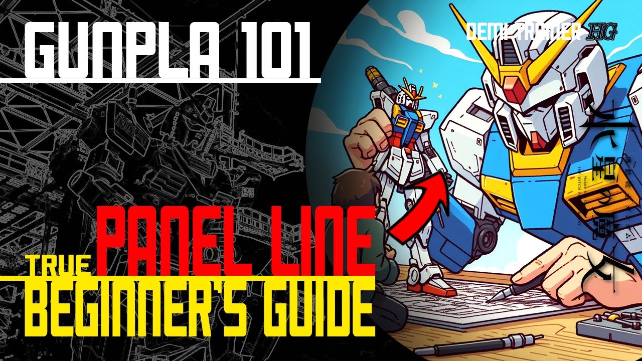 Gunpla 101 - Your First Panel Line - How to Scribe!