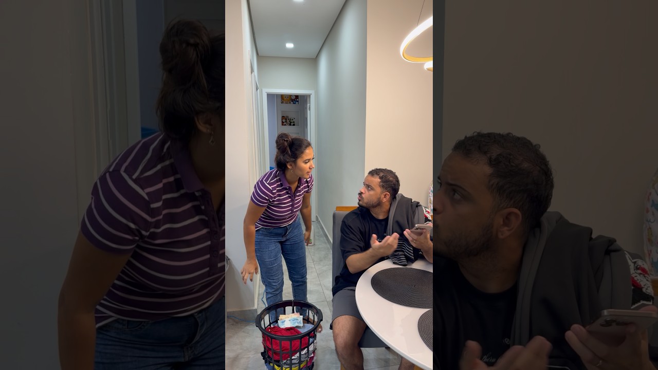 Quando a mulher &eacute; mais esperta 😂 #shorts #humor #casal #comedia
