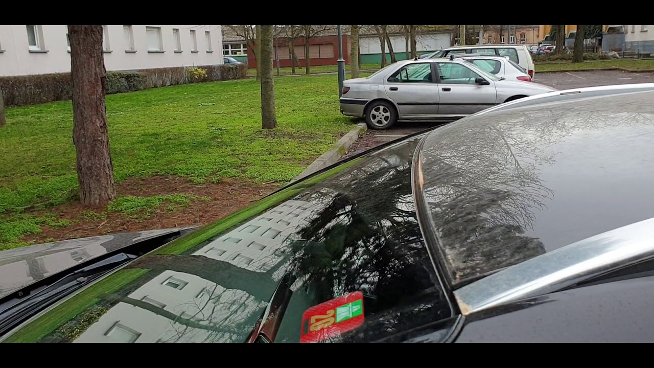 Sable de Sahara sur mon peugeot 508 &agrave; Mulhouse