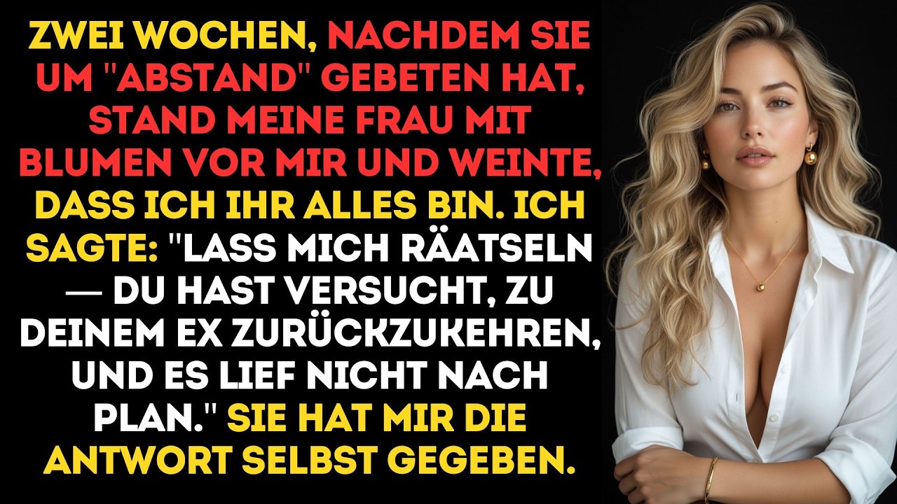 Sie bat um Abstand – und kam weinend zurück. Eine einzige ruhige Frage enthüllte die Wahrheit.