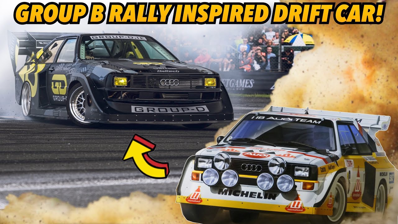 DRIFT Audi, вдохновленный ралли ГРУППЫ B - Не смог купить такую, поэтому построил ее!