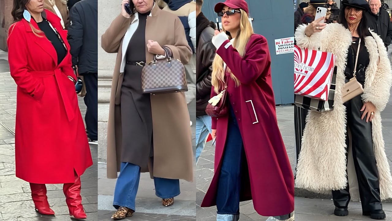 WINTER 2025 ITALIAN FASHION | TIMELESS, LUX AND CHIC STREET TRENDS | BEAUTY OF WINTER OUTFITS STYLE
