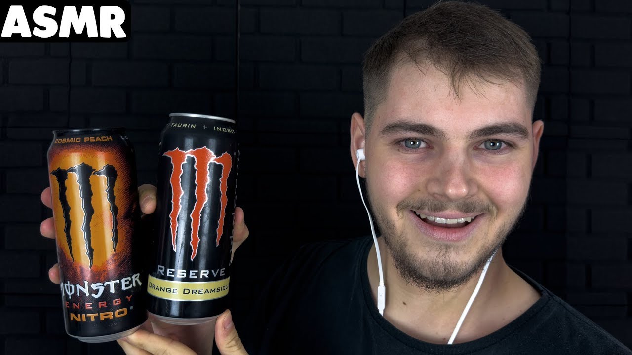 ASMR - ICH TESTE NEUE MONSTER ENERGY DRINKS (GERMAN) | ASMR Tony