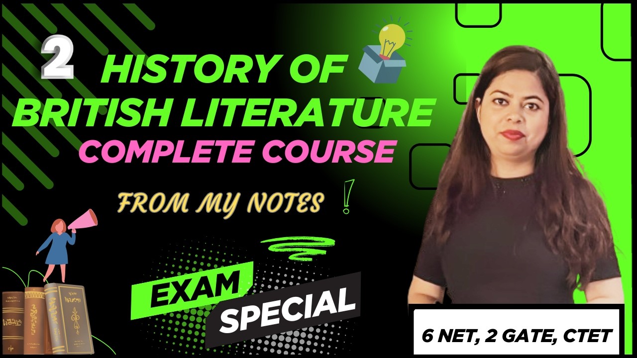 Complete History of English Literature #gate2026 #gate2027 #ugcnet #ugcnetexam #english #exam #cuet
