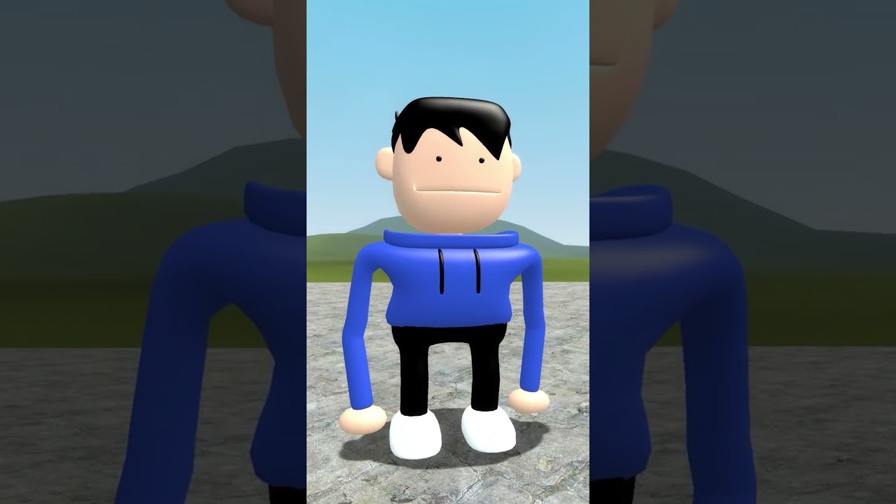 GREEN GUY Vs THE BLUE GUY 3D MEMES NEXTBOT  #shorts