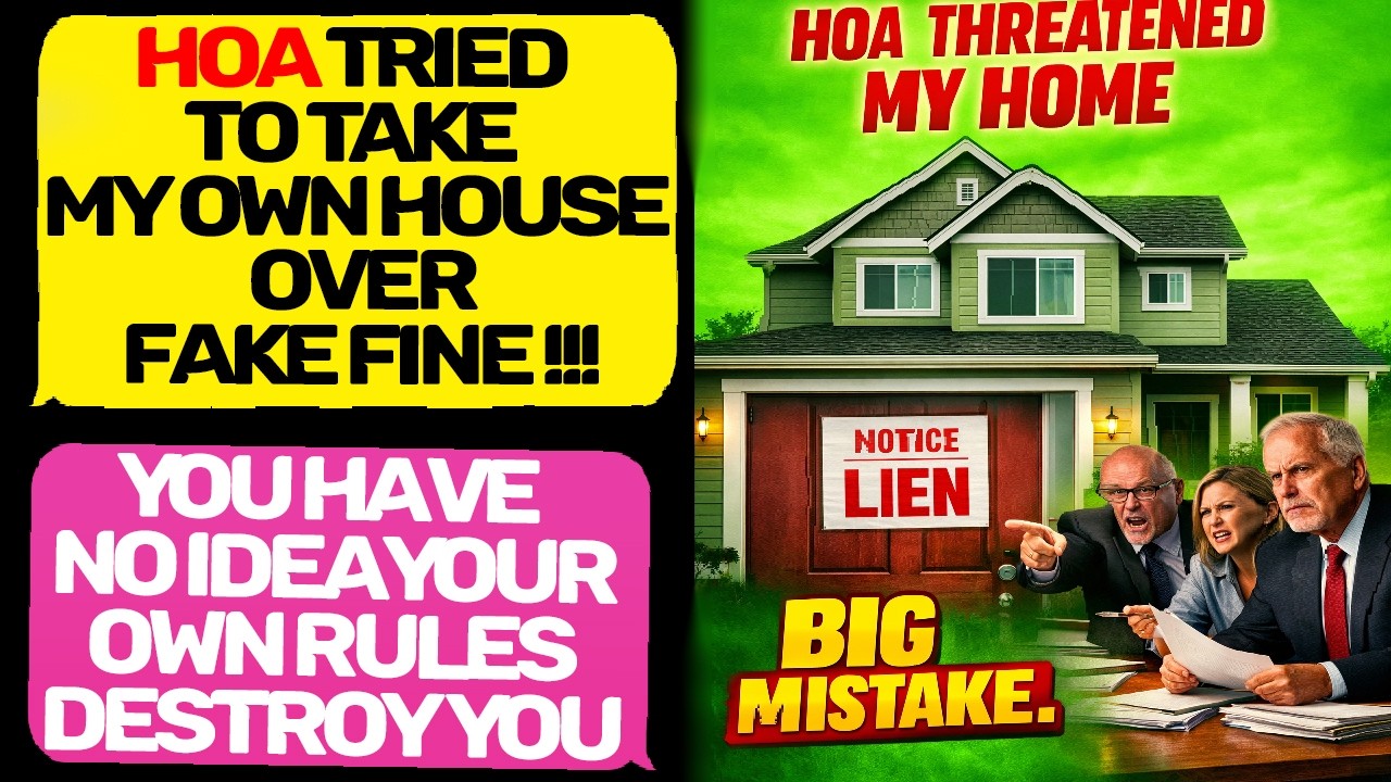 HOA Tried to LIEN My House for $4,000 — I Used Their Own Rules Against Them! EntitledPeople