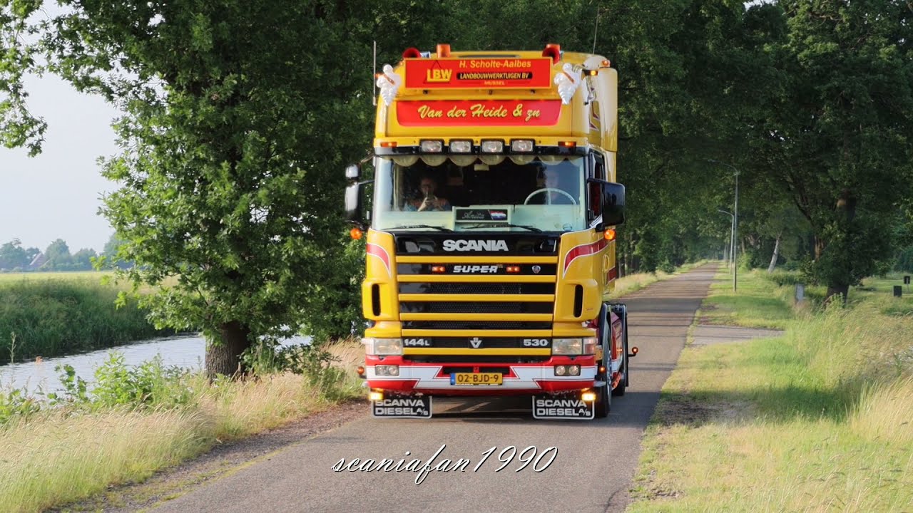 Scania 144L 530 V8 Van der Heide & Zn.