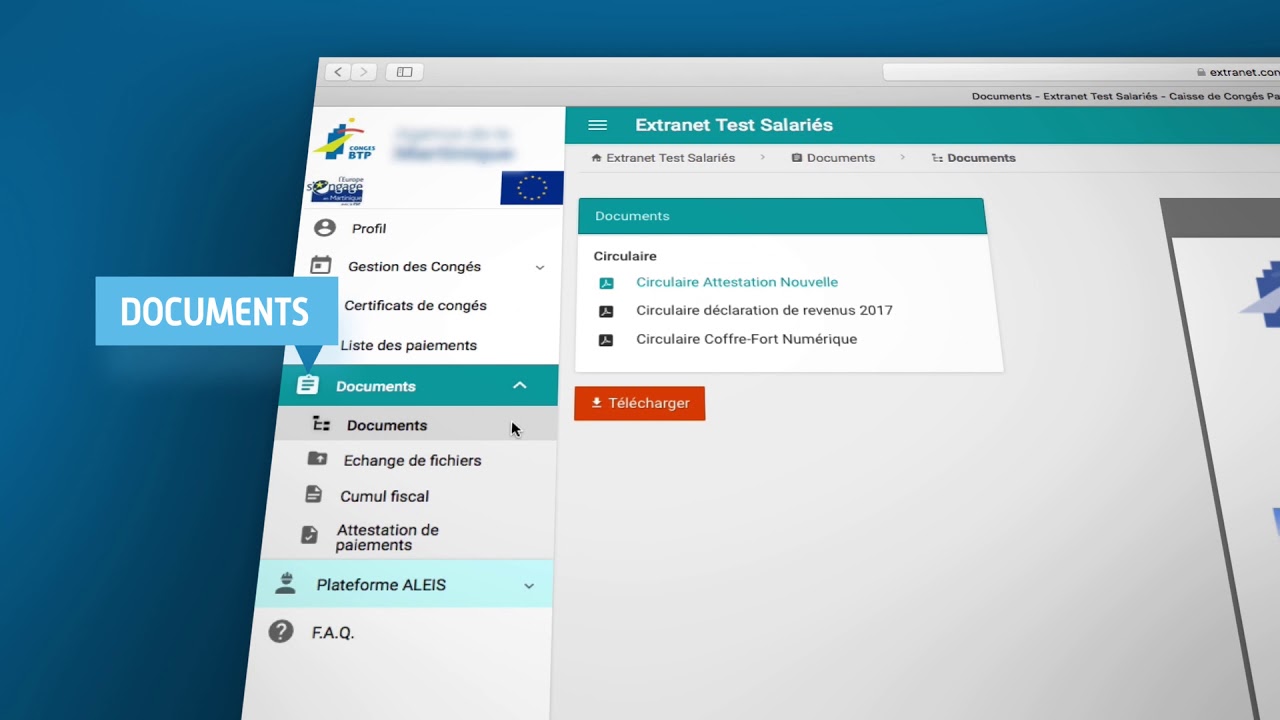 Tuto - salarié Mes premiers pas sur l'extranet