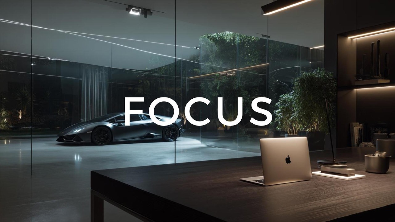 Deep Focus 🎧 Luxury Garage Ambience for Work & Study | Elite Minimalist BGM
