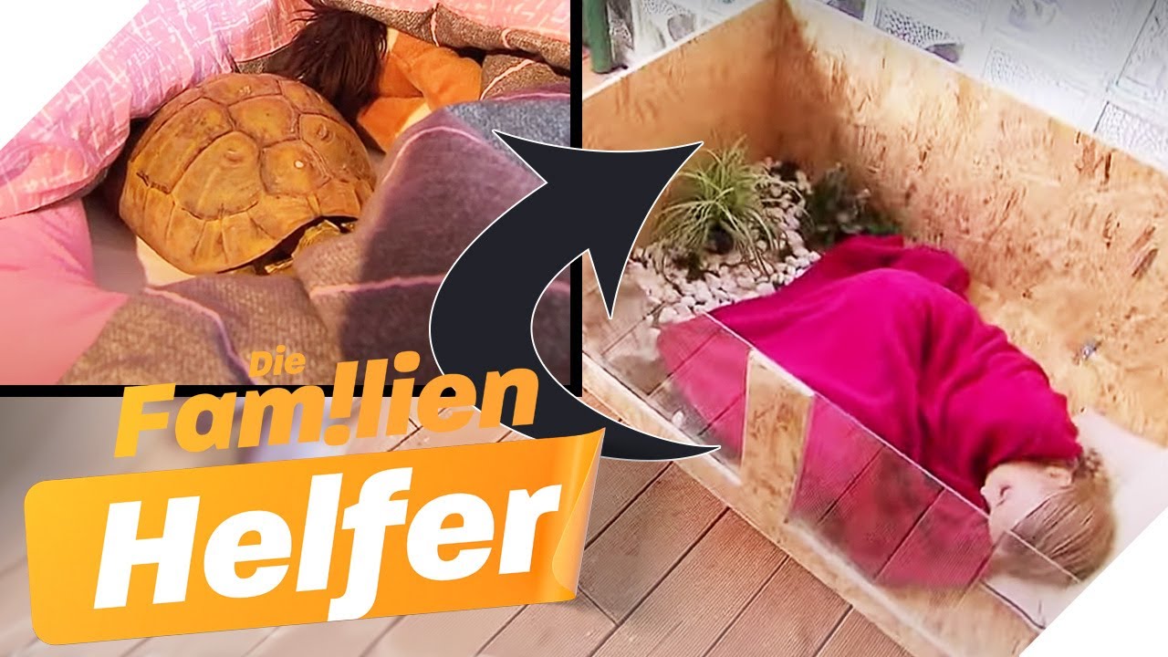 Kurisoser Tausch! Mutter findet Schildi 🐢 statt Lina (8) im Bett | Die Familienhelfer | SAT.1