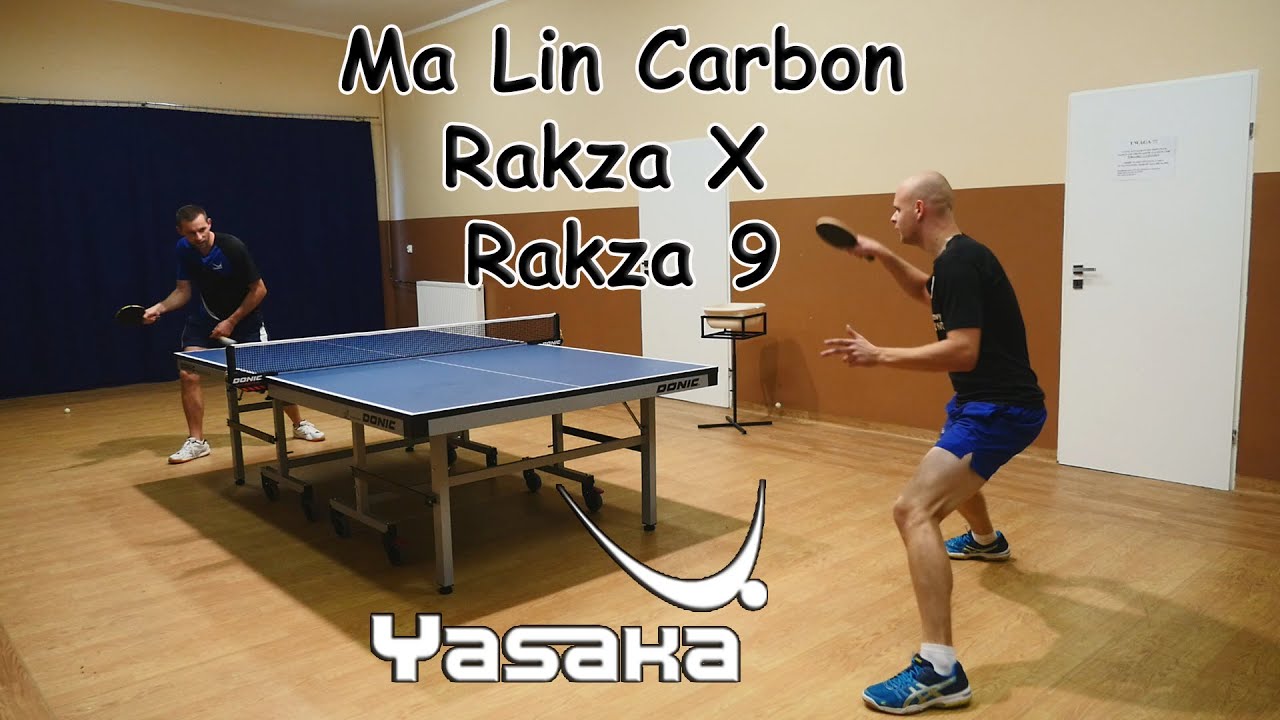 Yasaka Rakza X vs Rakza 9 on Ma Lin Carbon blade