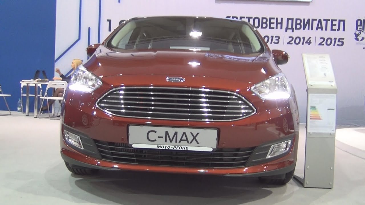 Ford C-Max Compact Titanium 1.0 EcoBoost 125 hp (2016) Exterior and Interior in 3D