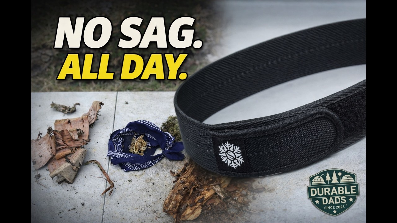 NO SAG. ALL DAY. | The Outdoor Belt That Actually Holds Up
