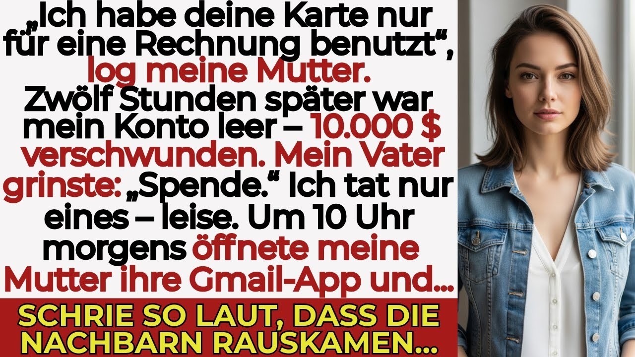 Meine Familie nutzte meine Karte nur kurz – 10.000 $ waren zwei Stunden später verschwunden