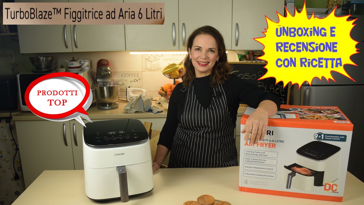 MUFFIN CON FRIGGITRICE AD ARIA COSORI TURBO BLAZE BIANCA DA 6 LITRI #COSORI #friggitriceadaria