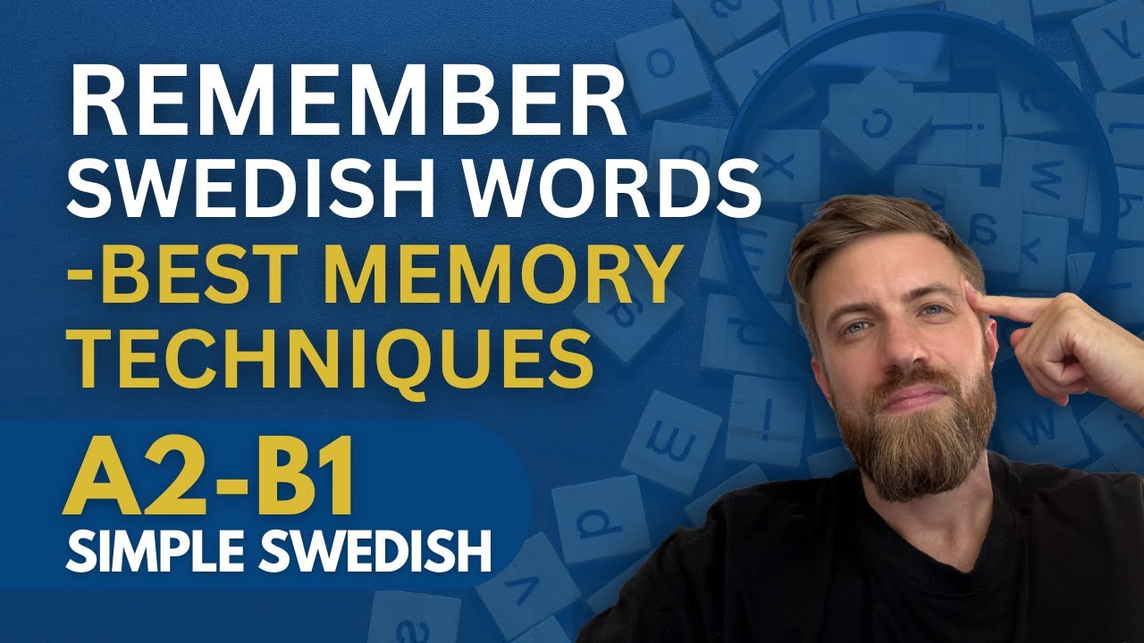 Kom ihåg svenska ord - de bästa minnesteknikerna (podd på lätt svenska)