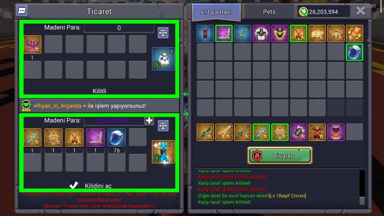 Blockman go sky block trade lust sword
