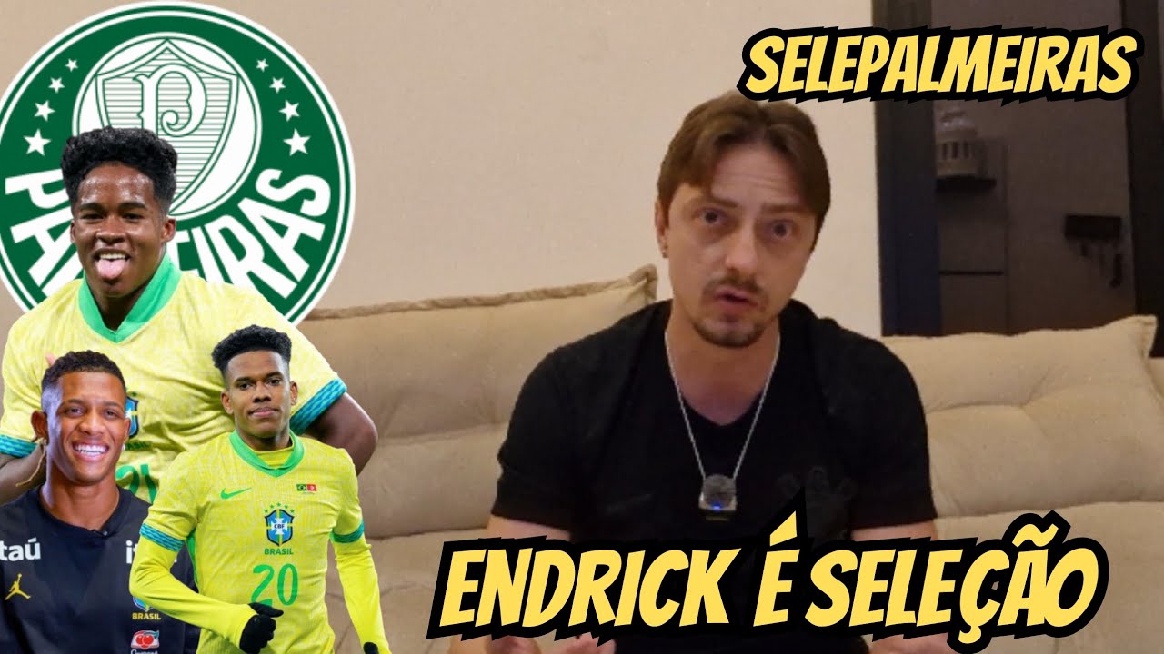 ENDRICK &Eacute; SELE&Ccedil;&Atilde;O - PALMEIRAS PODE NOS TRAZER O HEXA #palmeiras 