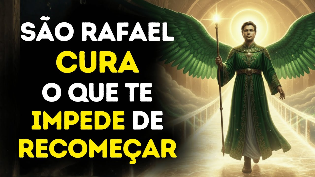 Como São Rafael CURA as FERIDAS da ALMA e te dá FORÇAS para RECOMEÇAR