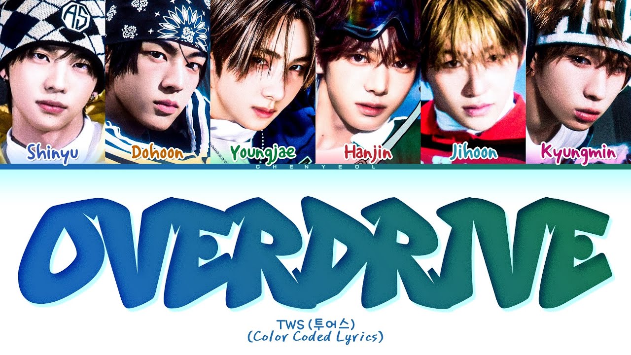 TWS OVERDRIVE Lyrics (투어스 OVERDRIVE 가사) (Color Coded Lyrics)