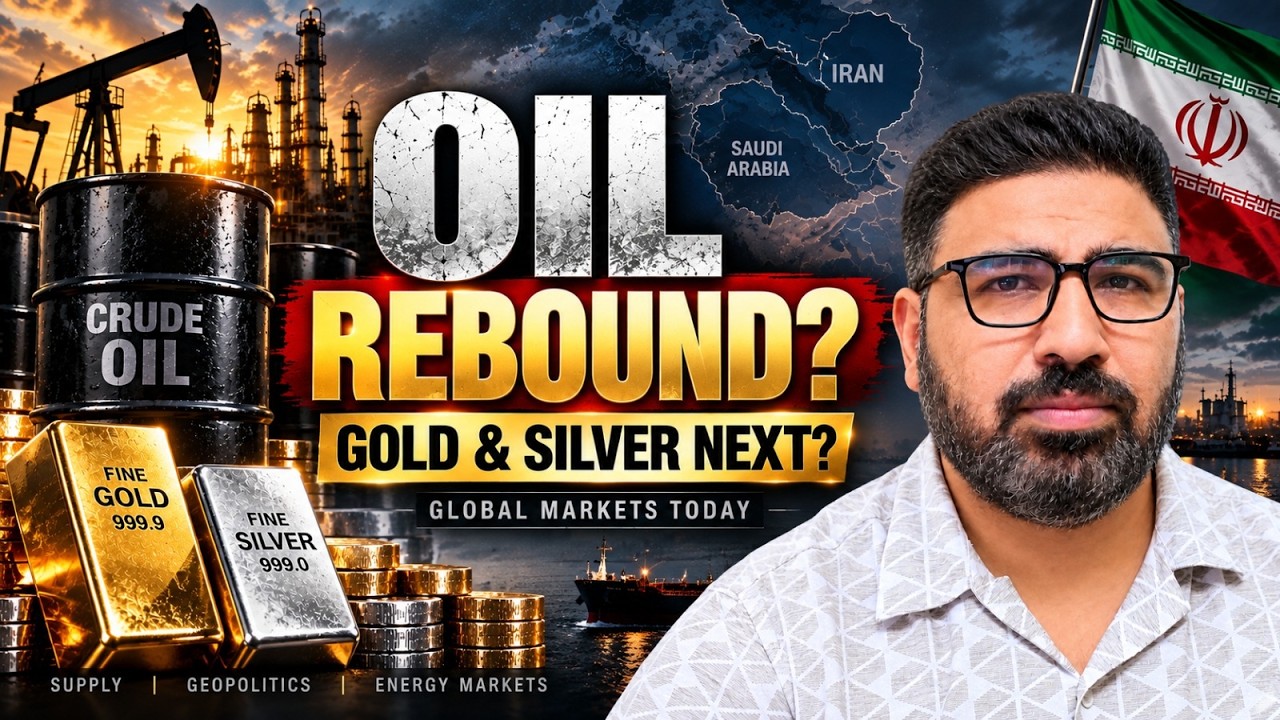 Oil Rebound? Gold & Silver Next? | Crude Oil, Gold & Silver | Global Markets Today