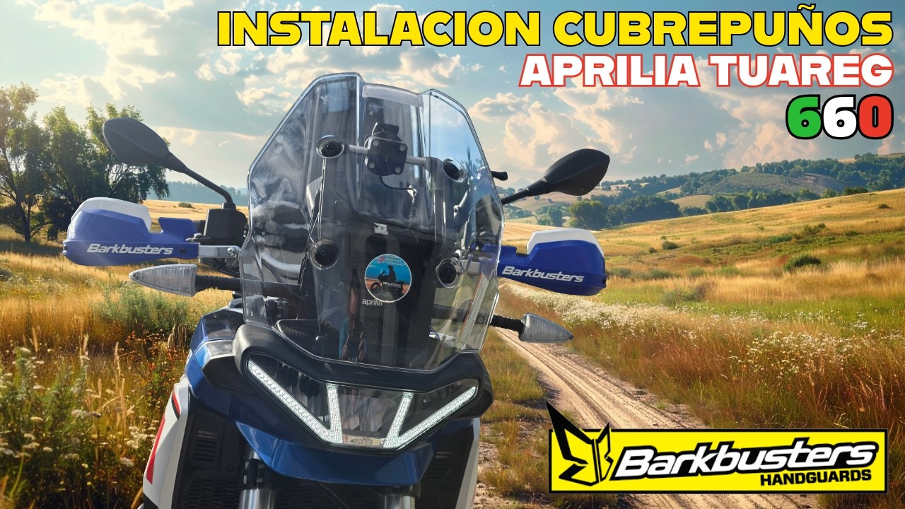 Instalación de cubre puños BarkBusters en Tuareg 660 - y por que no, ¡validos para otras motos!