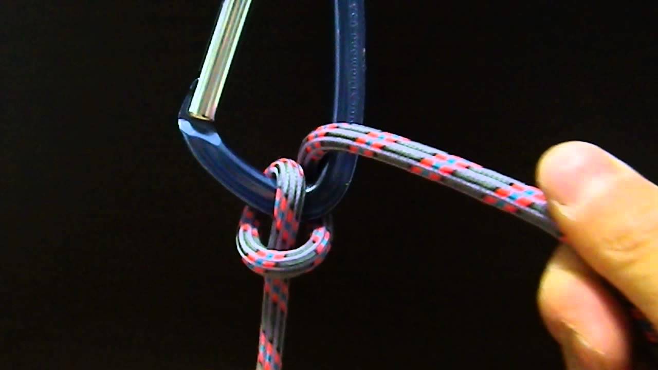 ロープワークを動画で説明【イタリアンヒッチ（半マスト結び）】