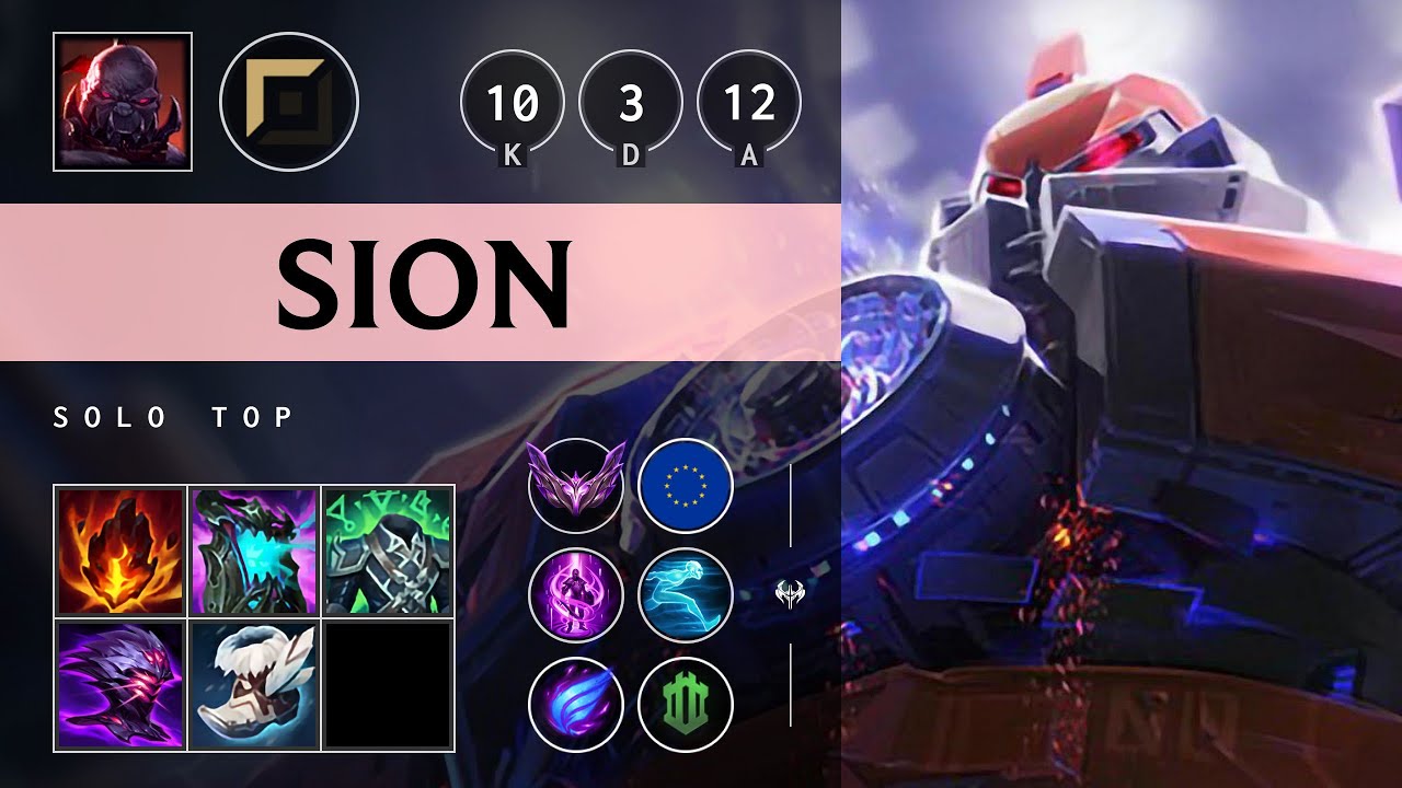 Sion Top vs Trundle: Unstoppable - EUW Master Patch 14.21