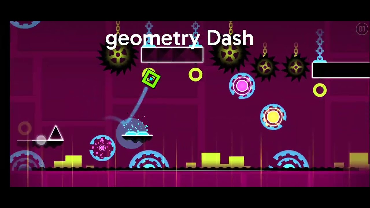 El juego se llama geometry dash