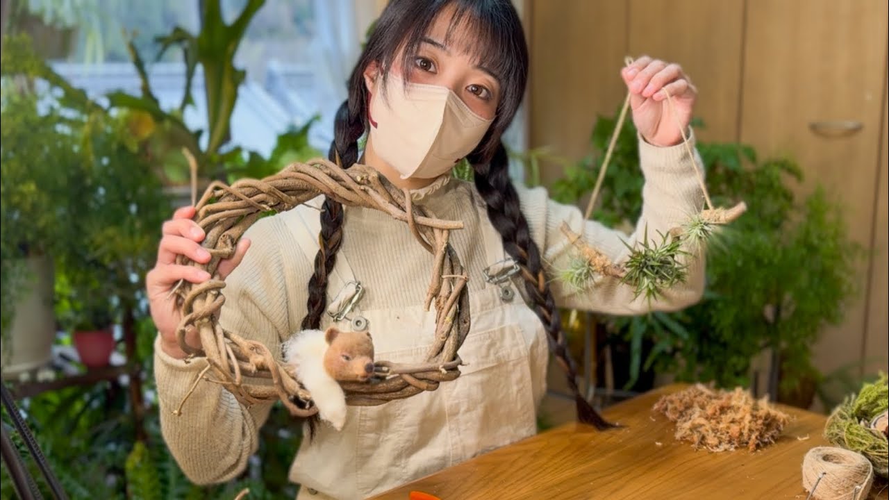 【田舎暮らしDIY】裏山のツルがいろんなものに大変身！