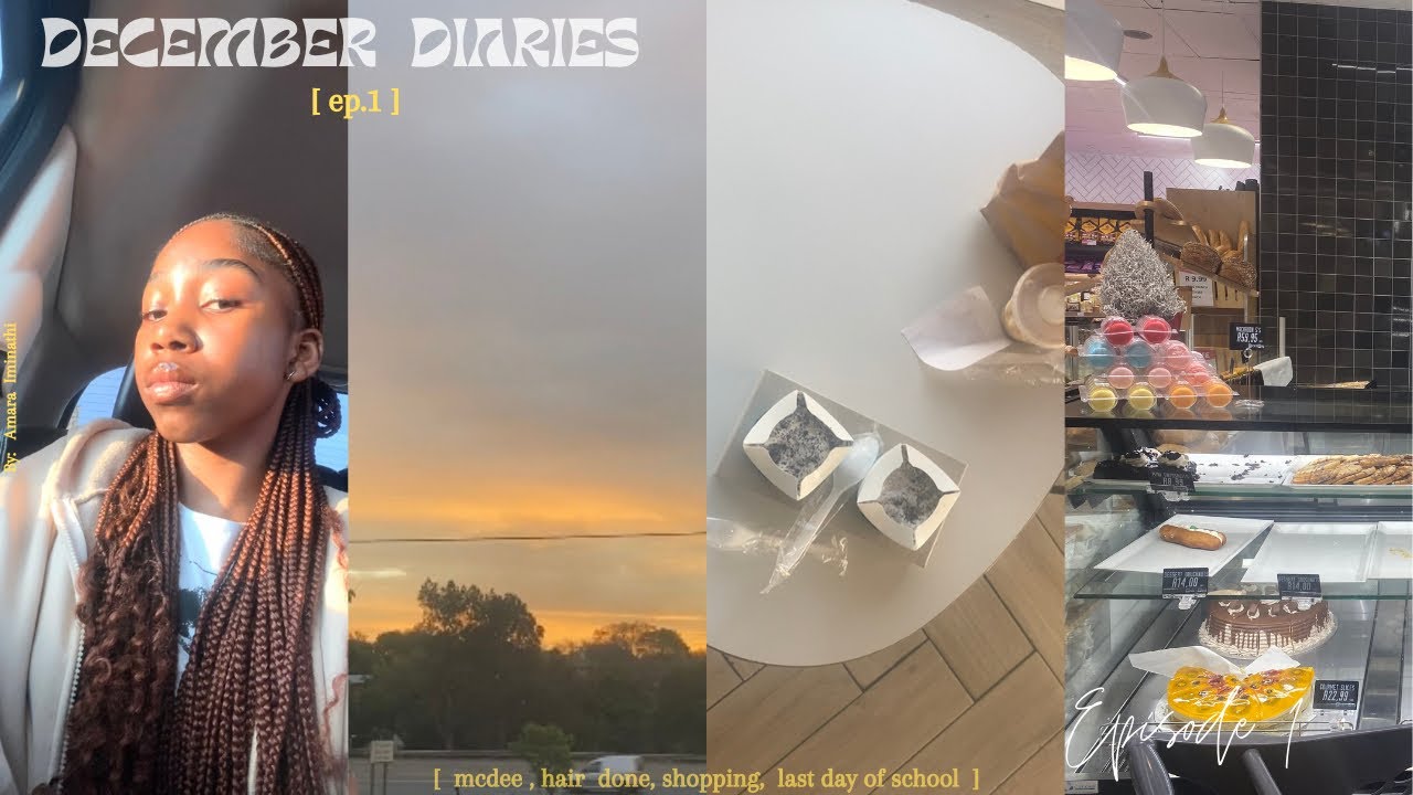 December diaries ✰|| Mc.D, hair done, grocery shopping + more | South African YouTuber