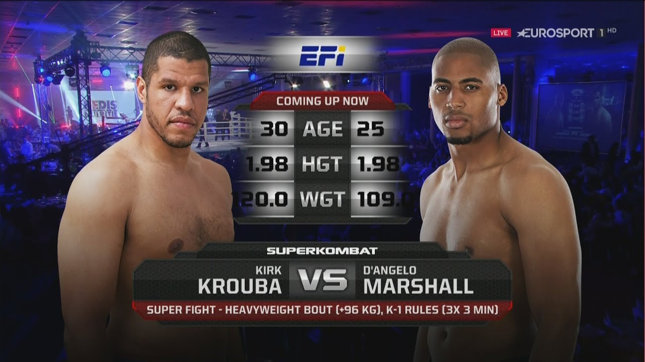 Kirk Krouba vs D`Angelo Marshall Superkombat 07 May 2016 Bucharest