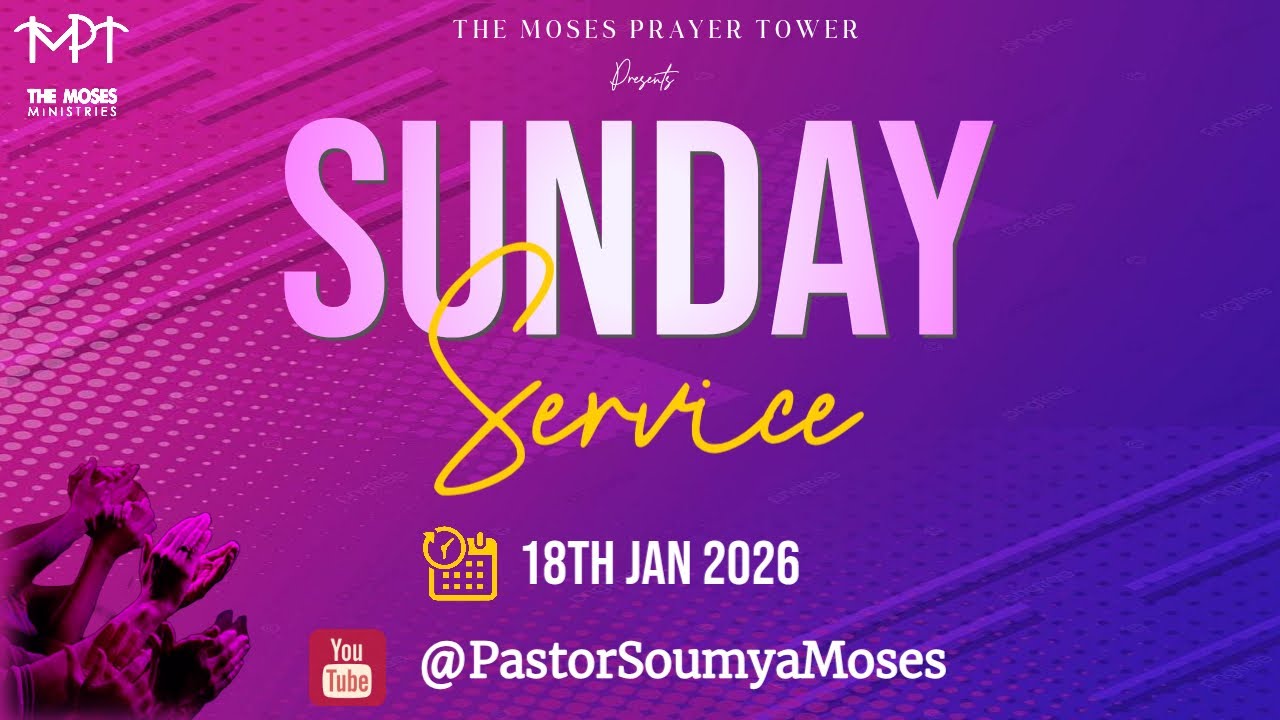 Sunday Service | 18th Jan 2026 | The Moses Prayer Tower | Pastor Soumya Moses