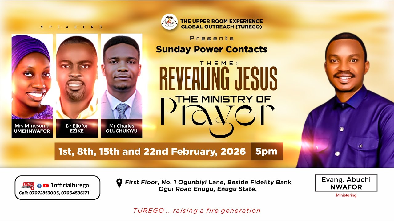 FIRST FELLOWSHIP IN 2026 || REVEALING JESUS || EVANG ABUCHI NWAFOR || 01-02-26