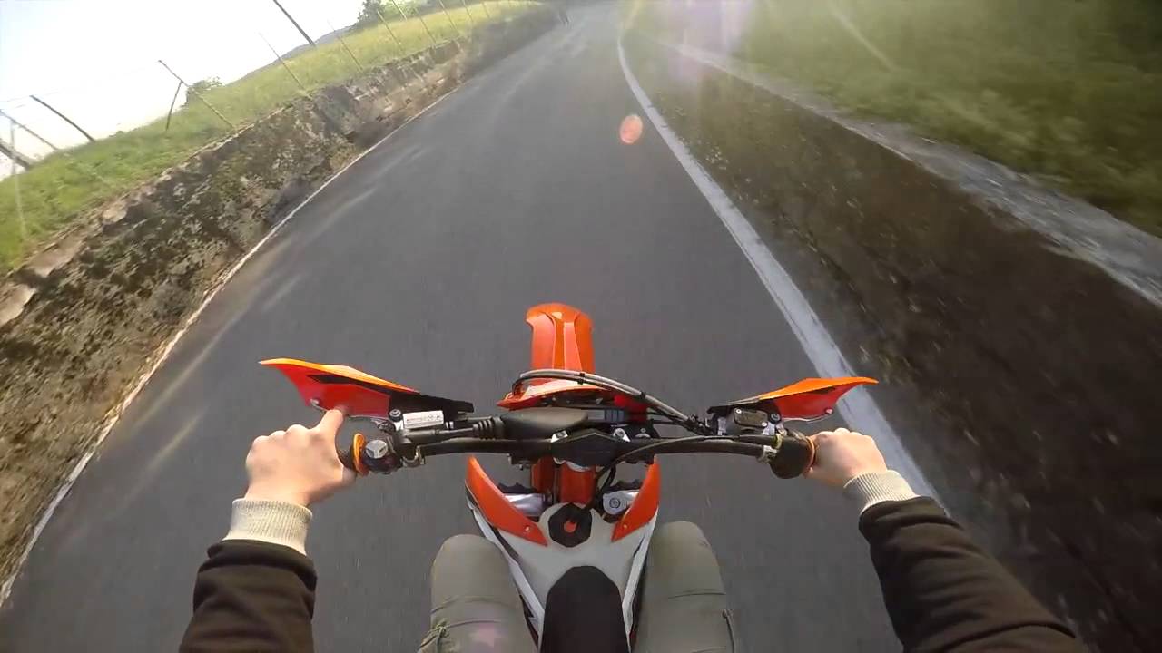 Primo giro ktm 125exc 2016