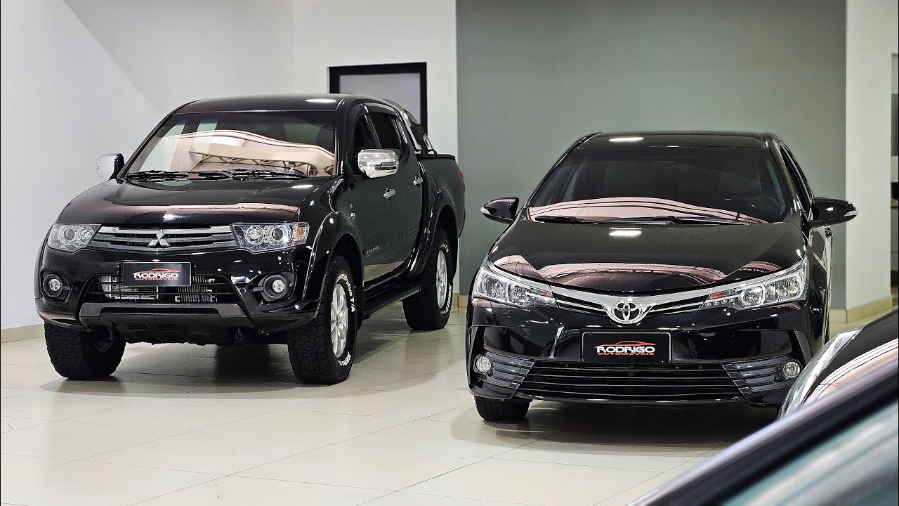 Chegaram L200 TRITON HPE DIESEL 4x4 IMPECÁVEL, COROLLA XEI 2018 & ETIOS 2015 para venda na Rodrigo!