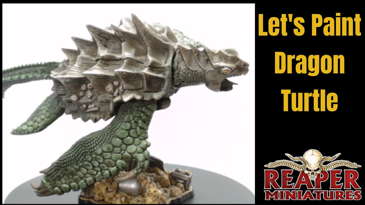 Reaper Miniatures, Let's Paint Dragon Turtle Box Set. 😎