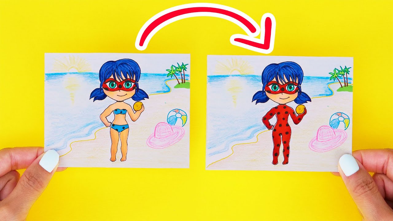 COLOR-CHANGING ORIGAMI and other MAGIC PAPER TRICKs ✨