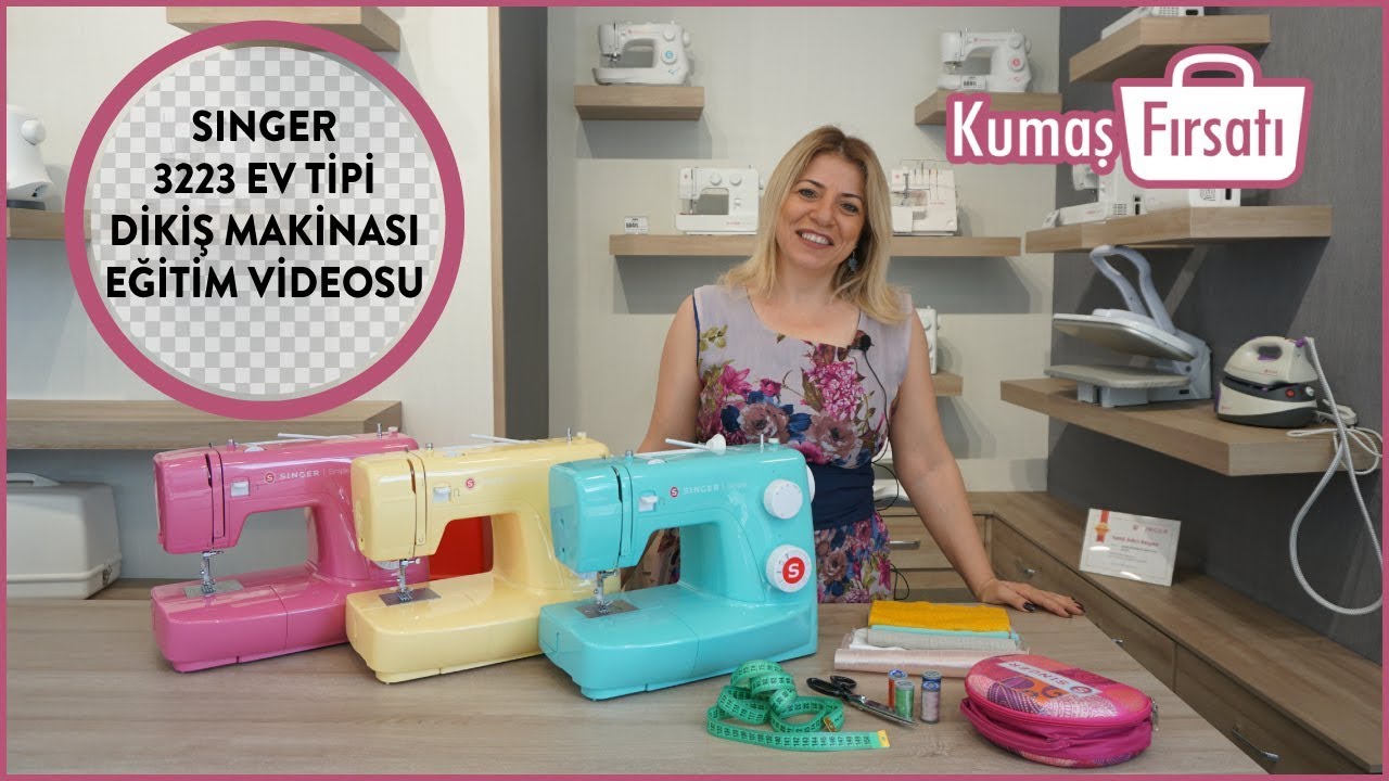 Singer 3223 Ev Tipi Renkli Dikiş Makinası Eğitim Videosu