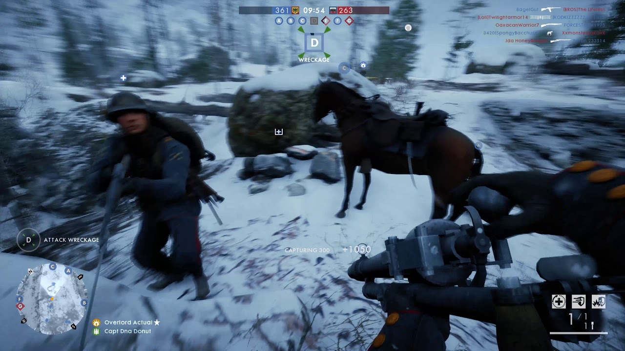 [4K] BF1 Lupkow Pass Conquest with Capt Dna Donut & Comms