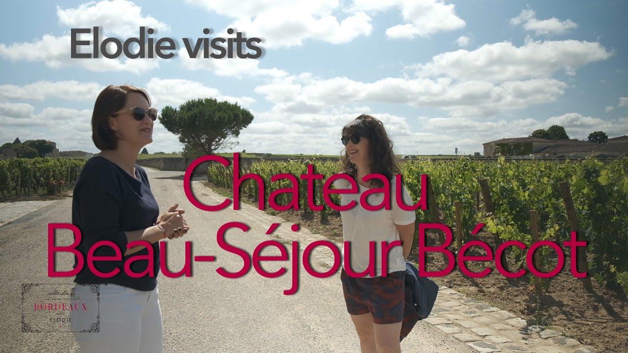 Bordeaux With Elodie at Chateau Beau-Séjour Bécot in Saint Emilion, France