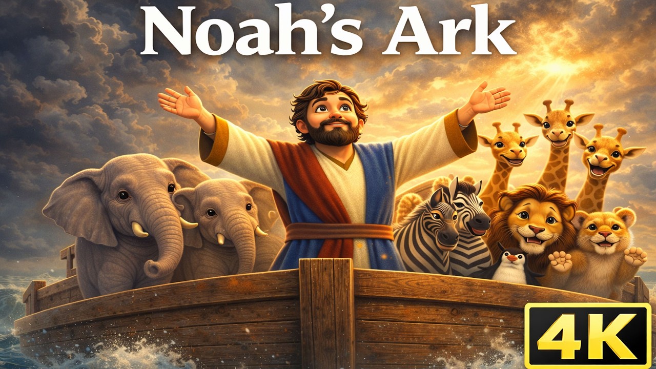 Noah’s Ark | A Beautiful Bible Story for Kids & Family (4K Animation)