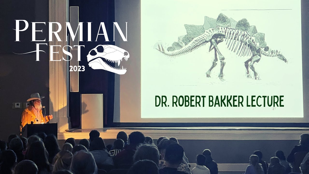 Permian Fest 2023 Dr. Robert Bakker kids Lecture 02.24.23