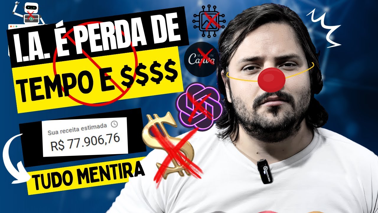 ABSURDOS de INTELIGÊNCIA ARTIFICIAL que vão te levar para o BURACO! Pare de ser ENGANADO!