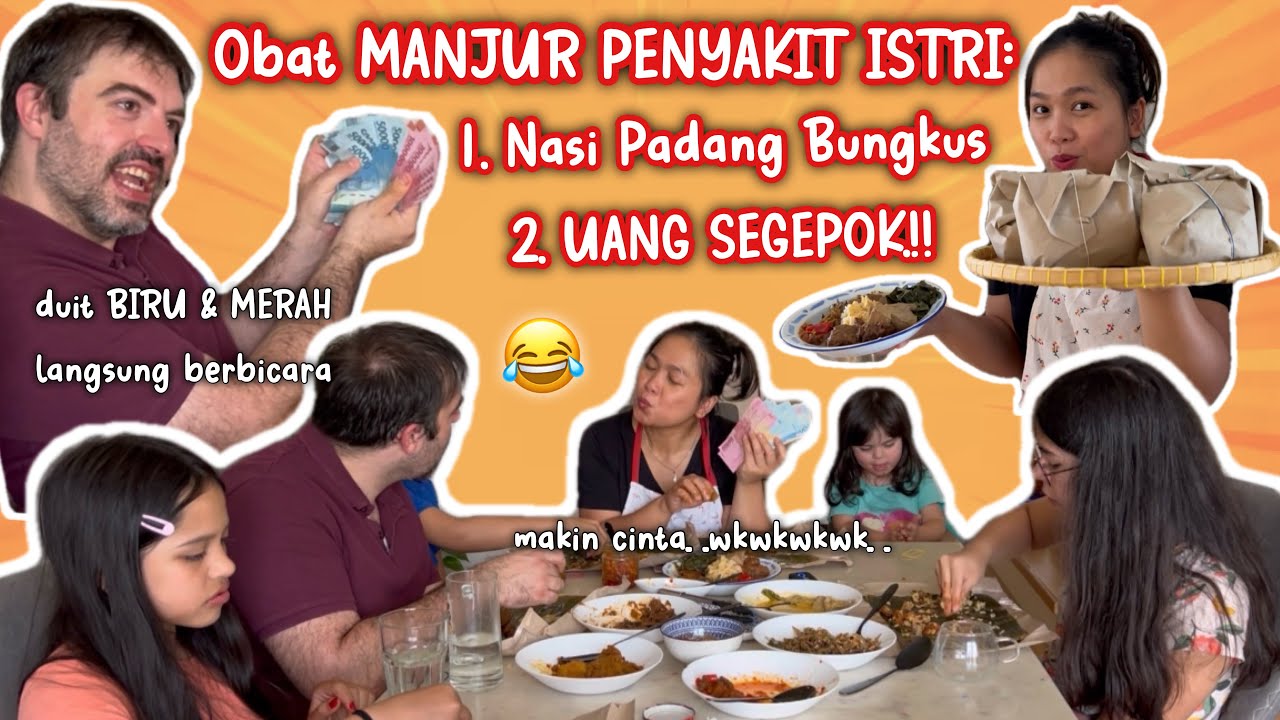 LANGSUNG KUMAT PENYAKITKU KALAU LIHAT NASI PADANG BUNGKUS‼️AUTO SEMANGAT DIKASIH SUAMI RUPIAH‼️